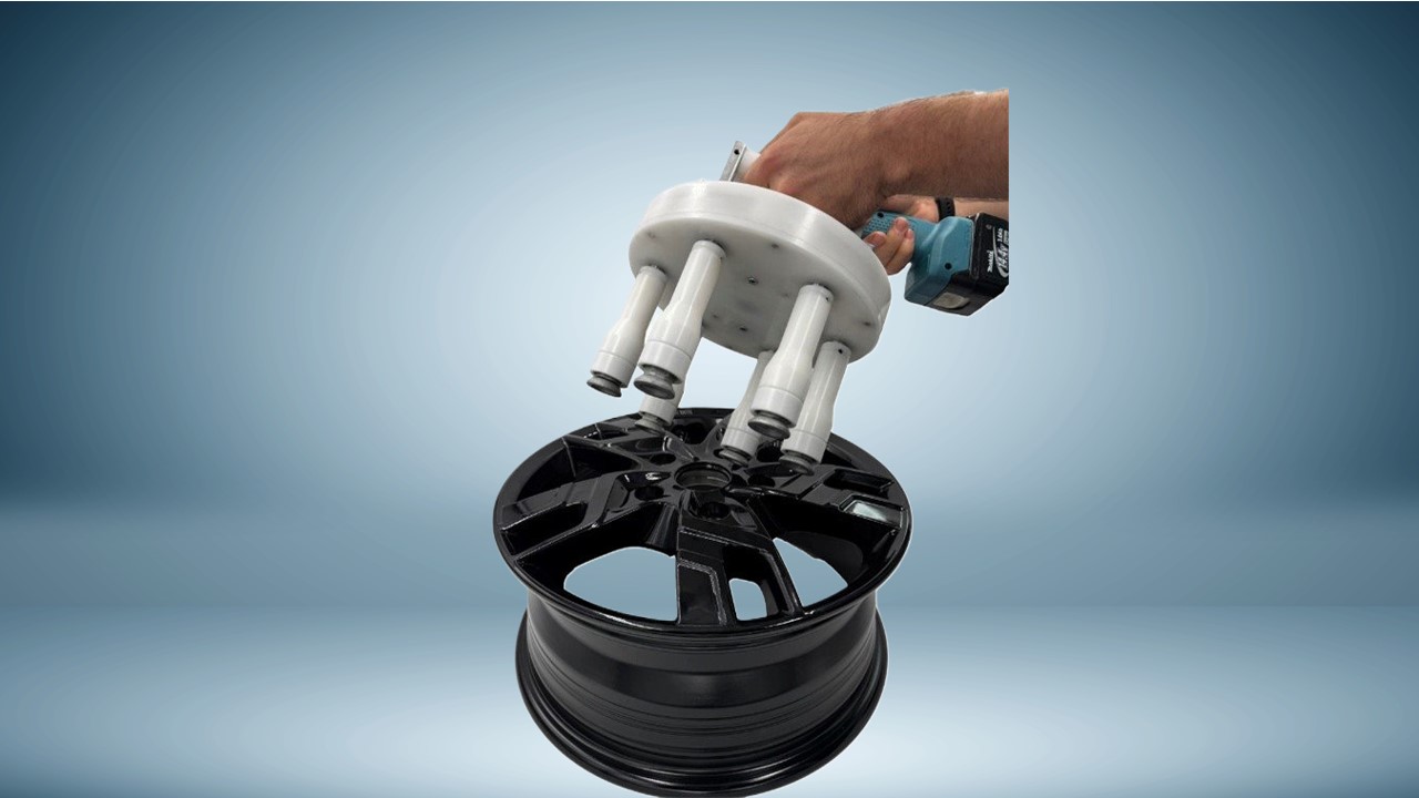 Prévisseuse de roue Miodex pour ligne d’assemblage automobile utilitaire